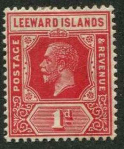 Leeward Islands SC # 63  KGV  1d  wmk 4 used