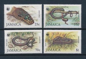 [54219] Jamaica 1984 Reptiles WWF Snakes MNH