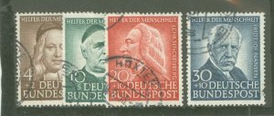 Germany #B334-337 Used Single (Complete Set)