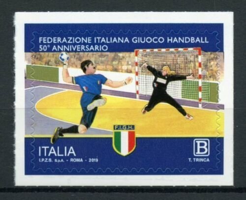 Italy Sports Stamps 2019 MNH Handball Federation 50 Years 1v S/A Set 