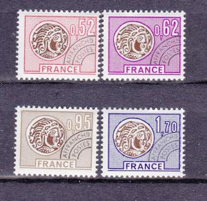 FRANCE 1487-90 MNH 1976 GALLIC COIN PRECANCELED