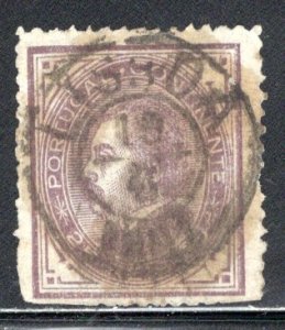Portugal #55    VF   Used    CV $6.00   ....   5100050
