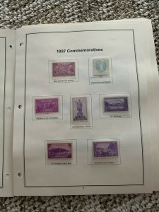Mint NH US Collection On Album Pages 1935-1959, see description