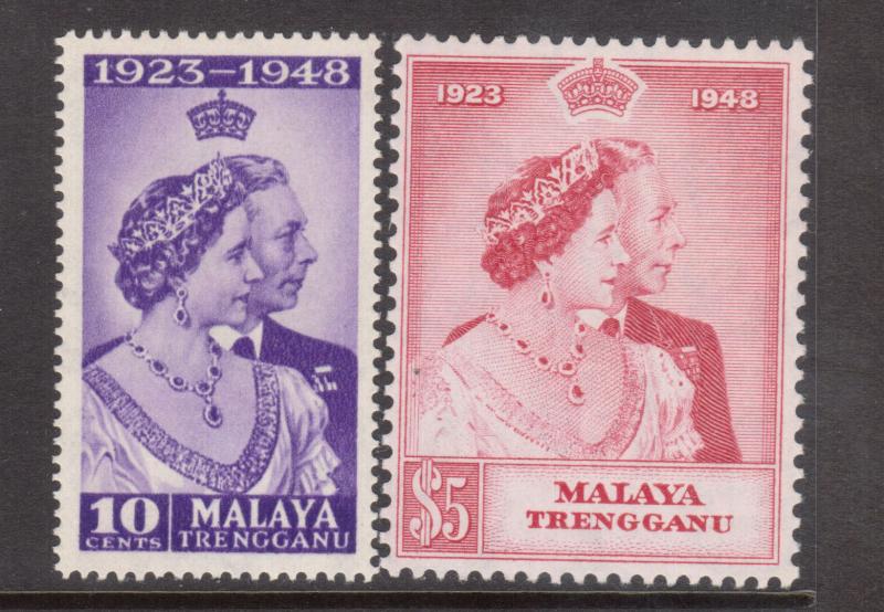 Malaya Trengganu #47 - #48 VF/NH Set