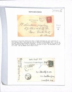 A1906.2 CANADA Nova Scotia Postcard/London Instructional Insufficienty Prepaid  