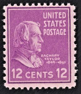 US 817 MNH VF 12 Cent Zachary Taylor