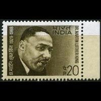 INDIA 1969 - Scott# 486 Martin Luther King Set of 1 LH