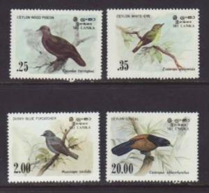 Sri Lanka Birds 691-694 MNH VF  