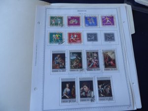 Mongolia 1968-1972 Stamp Collection on Album Pages