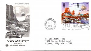 FDC 1998 SC #3242a Postal Soc Commemorative - KSC, FL - Pair - J2236