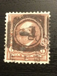 US SC# 256 Garfield Used