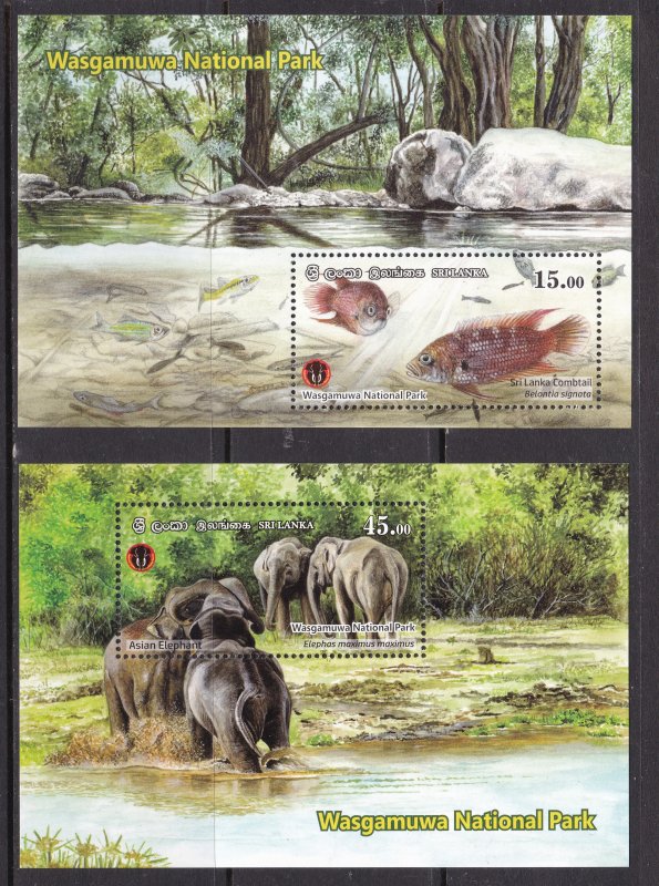 Sri Lanka, Fauna, Animals, Birds, Fishes, Butterflies, Reptiles MNH / 2019