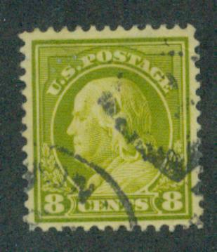 U.S. Scott  414 FVF Used 8c Franklin