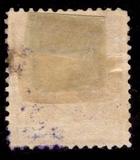 US Stamp #221 USED SCV $9.00. Color Cancel.