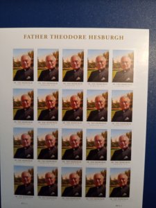 US# 5241, Fr. Theodore Hesburgh, Sheet of 20 @ .49c (2017)