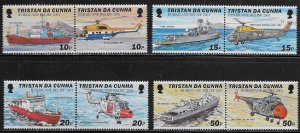 Tristan da Cunha Scott #'s 686 - 689 MNH