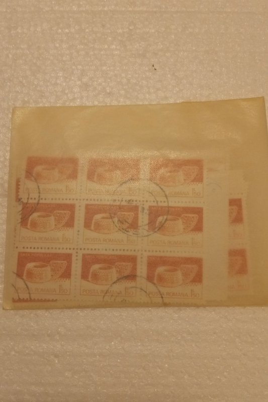 46 Posta Romana Arta Populara Stamps Pre Canceled