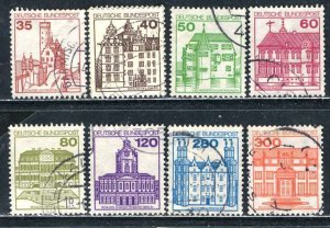 Germany; 1979-1982: Sc. # 1308-1315: Used Cpl. Set