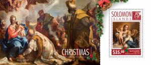 SOLOMON ISLANDS 2014 SHEET CHRISTMAS slm14612b