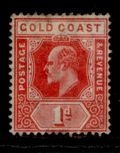 GOLD COAST EDVII SG60, 1d red, M MINT. Cat £21.