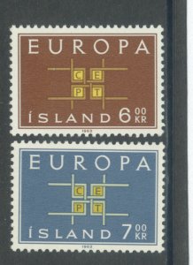 Iceland 357-8  MNH (5)
