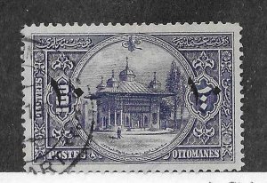 Turkey Sc#286 10pi on 100pi used VF