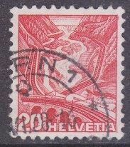 Switzerland sc#232 1936 20c Scenery defin used