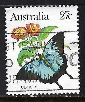 Australia 875 VFU BUTTERFLY P809-7