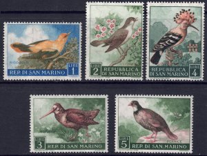 San Marino #446-50* NH  CV $1.25