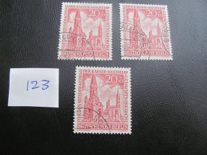 GERMANY BERLIN 1953 USED SC 9NB10 LOT XF $102 (123)