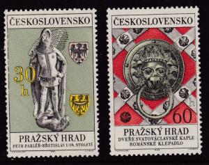 Czech Republic (Czechoslovakia) 1968Prague Castle Types of 1966 St. Peter Musaic