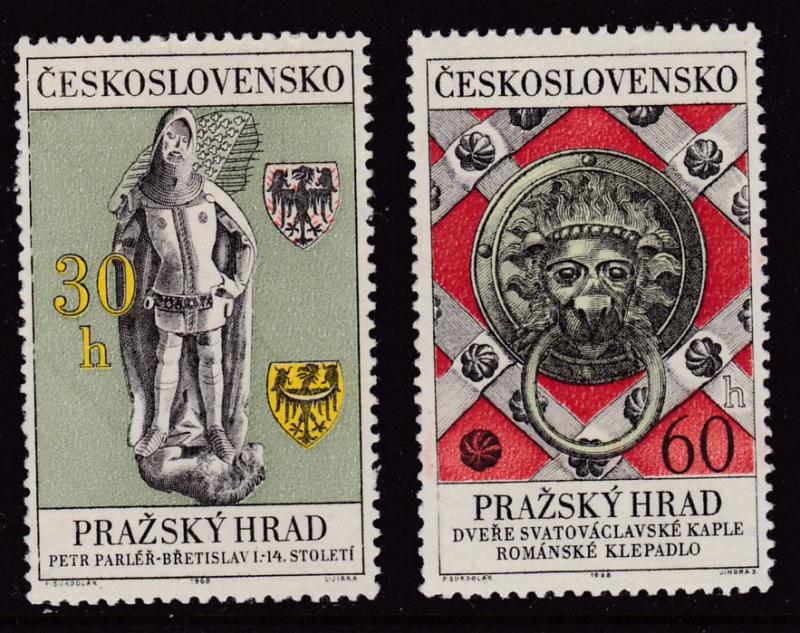 Czech Republic (Czechoslovakia) 1968Prague Castle Types of 1966 St. Peter Musaic