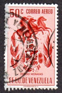 Venezuela, Airmail, Scott # C487, used, CV = $ 2.10   Lot 220308 -01