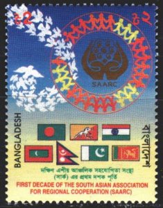 Bangladesh. 1995. 540. Regional cooperation. MNH.