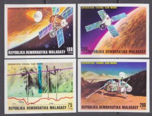1976 Malagasy Republic 814-817b Mission Mars sonde Viking 20,00 €