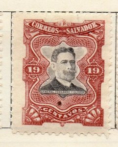 Salvador 1910 Early Issue Fine Mint Hinged 19c. 126193