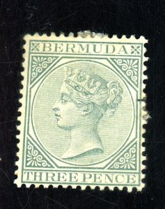 BERMUDA #23 MINT FVF OG HR Cat $28