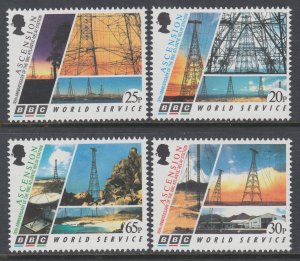 Ascension 656-659 MNH VF