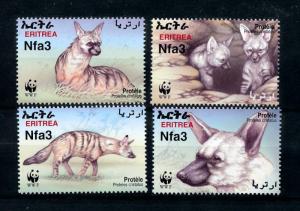 [79168] Eritrea 2001 Wild Life Aardwolf WWF  MNH