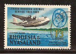 Rhodesia & Nyasaland  #  181  used .