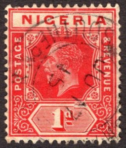 1914, Nigeria 1p, Used, Sc 2