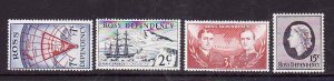 Ross Dependency-Sc#L5-8- id4-unused NH set-Ships,Maps-1967-