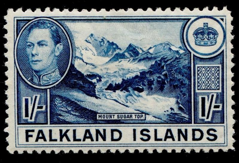 FALKLAND ISLANDS SG158, 1s LIGHT dull blue, M MINT. Cat £75.