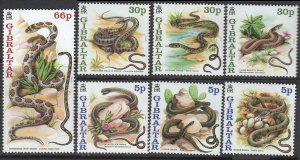 2001 Gibraltar 955-61 Reptiles 6,50 €