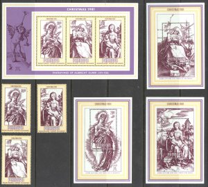 Penrhyn Island Sc# 184-189 MNH 1981 Christmas