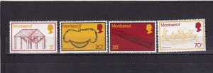 LI07 Montserrat 1975 Montserrat Carib Artifacts mint hinged stamps full set