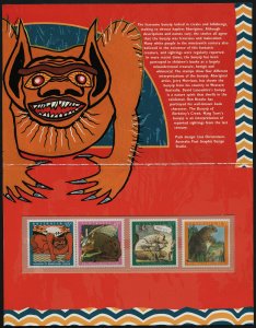 Australia 1377a-9 in presentation folder MNH Bunyips Folklore