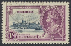 Bermuda  SC# 103   SG 97  Used  Silver Jubilee  see details & scans