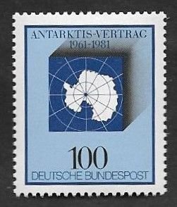 SMI) 1981 GERMANY, ANNIVERSARY OF THE ANTARCTIC TREATY, NEW