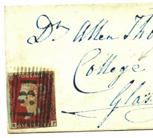 GB PETITE COVER *Duchess of Bedford* Edinburgh 1849 Glasgow College Doctor CG47